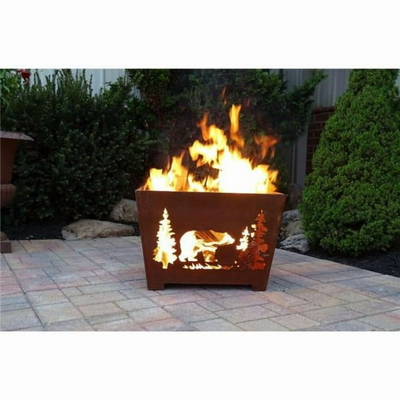 Esschert Design FF1008 Series Bear Fire Basket
