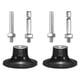 thumbnail image 1 of Uxcell  2 Pack 2" Soporte de Disco Pad de Cambio Rápido Discos 1/4" Mandril para Amoladora de Disco de Lijado, Negro, 1 of 7