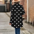thumbnail image 5 of Women's Casual Solid Color Loose Long Sleeve Cardigan Coat Sweater Tops Warm Knit Outerwear Fall Fashion Gift | CSEONE,Black XL, 5 of 9