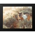 thumbnail image 2 of Frank, Assaf 14x12 Black Modern Framed Museum Art Print Titled - Horse in forest, 2 of 5