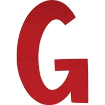 Acrylic Letter G Blank, 2'' Tall Transparent Red Acrylic Sign Letter, Choose Your Color, Invitation