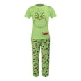 thumbnail image 1 of Pijama The Grinch para Niño Familias Navideñas Verde Talla 14, 2 Piezas, 1 of 4