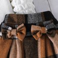thumbnail image 6 of Vividxx Toddler Girl Outfits Girl Long Sleeve Top Plaid Printed Bow Skirt Two Piece Set 2-3 Years, 6 of 8