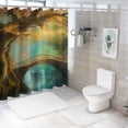 thumbnail image 7 of Orinice Fantasy Art Bathroom Decor Set Colorful Luxurious Graphic Print Polyester Shower Curtain with Hooks 60x72, 7 of 7