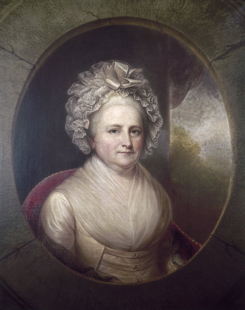 Stretched Canvas Art Martha Washington. /N(17311802). Wife Of