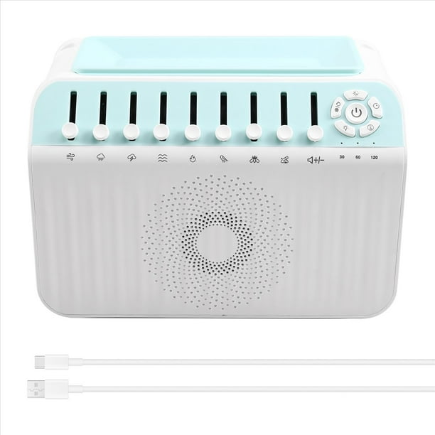 Altavoz Bluetooth Portátil con Sonido Natural, Luz y Ruido , Humidificador, Audio HIFI con 8 Sonidos Ambientales.