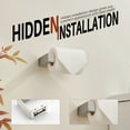 thumbnail image 6 of KOKOSIRI Toilet Paper Holder Brushed Nickel for Kitchen Bathroom Washroom Toilet Tissue Roll Paper Holder Wall Mount Stainless Steel B2009BR, 6 of 7