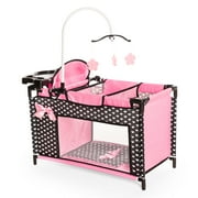 Baby Dolls Multi Bed, Black, Pink, Hearts