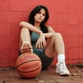 thumbnail image 7 of Wilson Evolution Indoor Game Basketball - Scarlet, Size 7 - 29.5", 7 of 7
