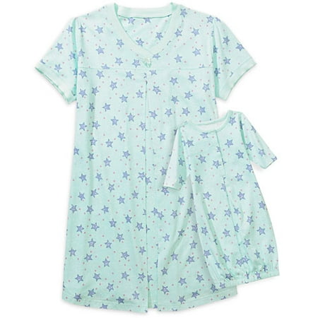 Maternity Nursing and Newborn Gown, 2-Piece Set