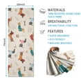 thumbnail image 2 of Dachshund Hot Yoga Mat Towel Non Slip for Hot Yoga - Quick-Drying Yoga Mat Cover with 4 Corner Pockets with Travel Bag - Hot Yoga Towel Non Slip Grip Moisture Wicking Sweat 70"x26", 2 of 6