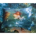 thumbnail image 3 of ANMINY Galaxies Comforter Set Reversible Quilt Sky Outer Space Bedding Twin, Blue, 3 of 8