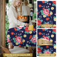 thumbnail image 5 of Pioneer Flower Floral Print Pattern Round Tablecloth 60 X 60 Inch, Wrinkle Resistant Wipeable Table Cloth for Kitchen Dining Picnic Patio Party, 5 of 6