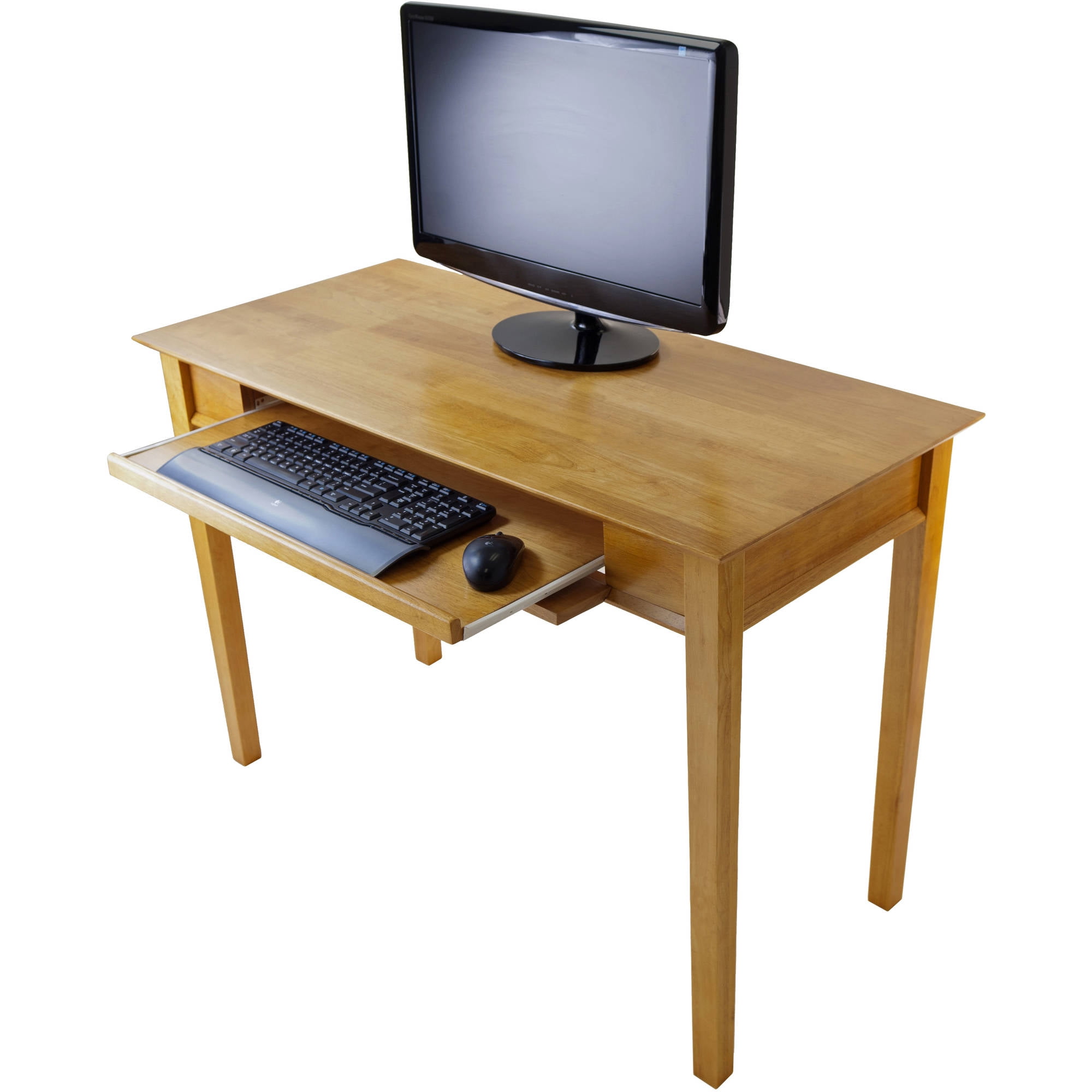 Winsome Wood 99042 Studio Home Office Computer Desk Honey Pine