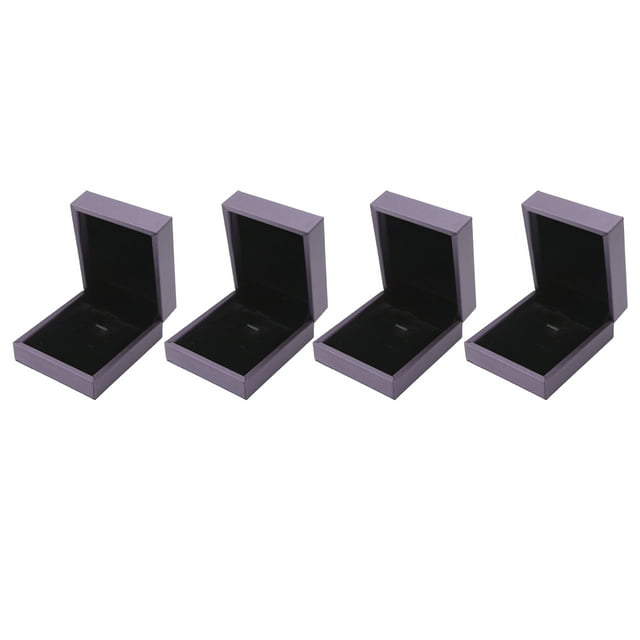 4Pcs Jewelry Display Box Versatile Wear Resistant Stylish Large Capacity Jewelry Storage Box for Home Store Trade Show