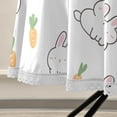 thumbnail image 5 of Coolnut 60" Easter Bunny Eggs Outdoor Round Tablecloth, Waterproof Stain-Resistant Non-Slip Circular Tablecloth with Umbrella Hole and Zipper for Tabletop Backyard Party BBQ Decor, 5 of 7