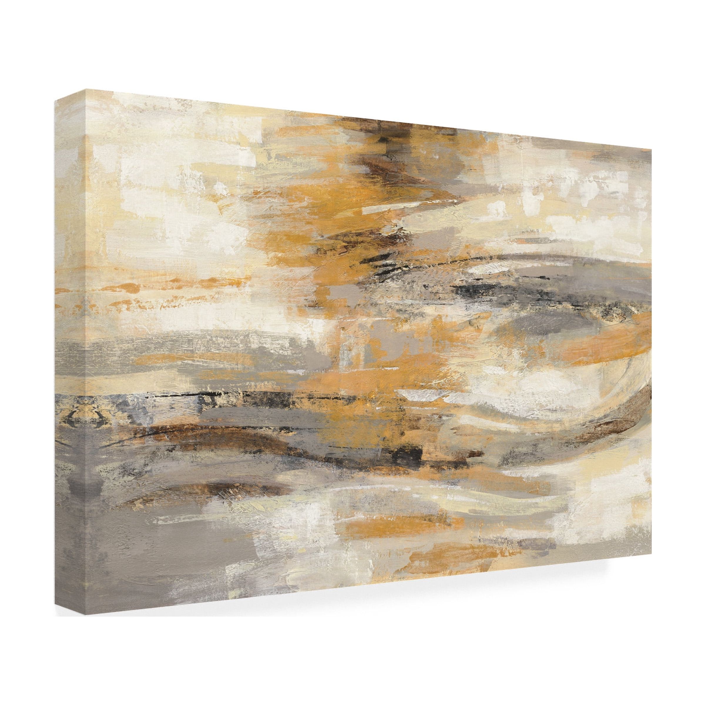 Trademark Fine Art 'Golden Dust' Canvas Art by Silvia Vassileva