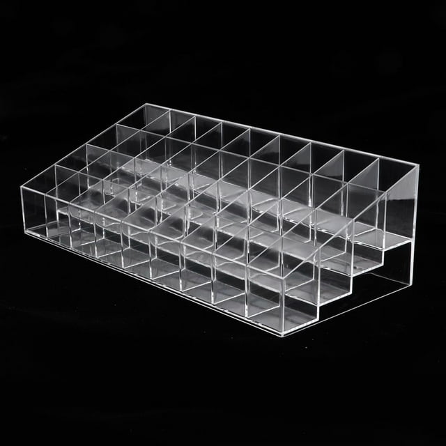 Organizador de Labial Acrílico Shamjiam 36 Espacios 245x11x75 cm Porta lápices labiales soporte de exhibición