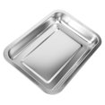 thumbnail image 3 of LOLIPPYY Large Stainless Steel Rectangular Cat Litter Box with Low Edge for Easy Access, 3 of 7