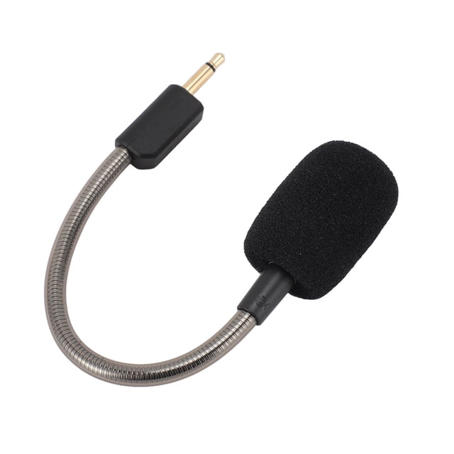 Micro de Juego de Reemplazo, Mic Mic de Reemplazo de Micrófono de Oro Con Plancha de 3.5 mm AM Armable ArmA de Arma de Arma de 360 Grados para el Hogar Para El Hogar