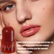 thumbnail image 5 of Lápiz labial con espejo Bear Seal, duradero, hidratante, antiadherente, vaso transparente, esmalte de labios, té, marrón rojizo, brillo de labios con color, 5 of 6