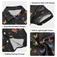 thumbnail image 3 of Dailycode Small Short Sleeve Button Down Shirts Colorful Little Butterflies Casual Shirt 3-10 Years, 3 of 9