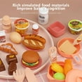 thumbnail image 4 of 14.2X11.8X5.3 Inches Pink Mini Kitchen Toy With Realistic Light Sound Spray Feature 32 Accessories For Toddlers Children Pink, 4 of 9