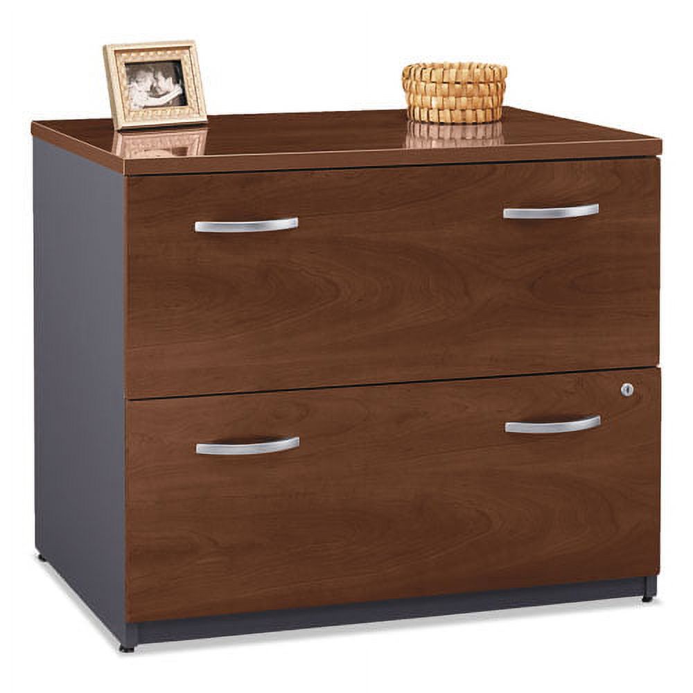Series C 2 Drawer Lockable Lateral Filing Cabinet, Cherry - image 4 of 4
