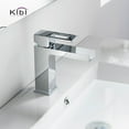 thumbnail image 4 of Kibi Cubic Single Handle Bathroom Vanity Sink Faucet, 4 of 10