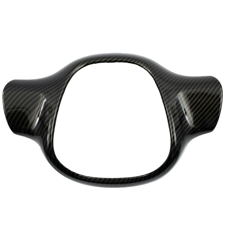Carbon fiber look steering wheel covers for Smart Fortwo 451 2009-2015