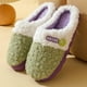 thumbnail image 3 of Zapatillas Zapatillas de algodón para Mujer, Suela Gruesa, otoño e Invierno, Zapatos Peludos para Interiores, Zapatillas de algodón cálidas y Suaves y silenciosas para Hombres, 3 of 5