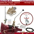 thumbnail image 1 of American Shifter  TH400 Shifter Kit Chrome 12 in. E Brake Cable Clamp Clevis Trim Kit Dipstick for D97D9, 1 of 1