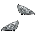 thumbnail image 1 of Par de Faros TYC Fit 2009 A 2012 Honda Fondo negro, 1 of 4