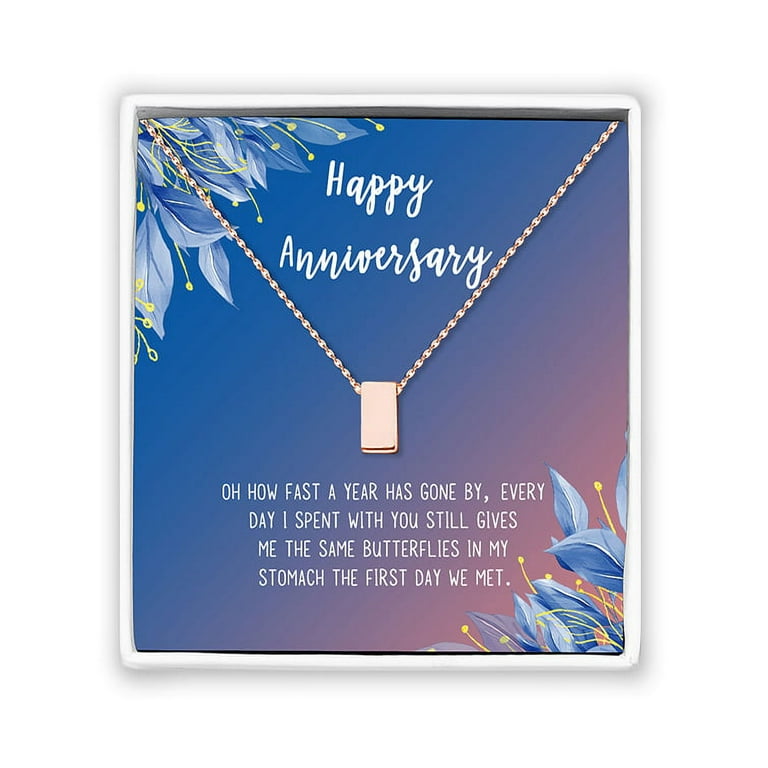 Anavia Happy Anniversary Gift Necklace,Wedding Anniversary Gift