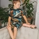 thumbnail image 4 of Fotbe Colorful Koi Fish Art Pijama Estampada de 2 Piezas para Niños – Ropa de Dormir de Manga Corta Cómoda para Niños y Niñas, Camiseta y Shorts de Algodón-X-Large, 4 of 6