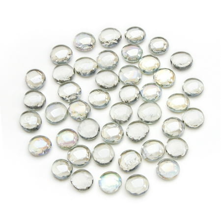 Glass Gems - Glass Gems in Mesh Bag: Clear Luster, 3 lbs