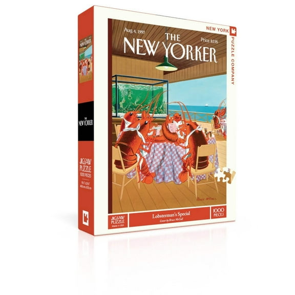 New York Puzzle Company Lobsterman's Special 1000 Piece Jigsaw Puzzle