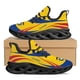 thumbnail image 1 of Zapatillas deportivas ligeras con plataforma y cordones para exteriores, diseño de emblema nacional de la bandera colombiana, 1 of 6