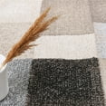 thumbnail image 2 of Modern Area Rug with Patchwork Pattern in Beige Grey Tones, 2 of 5