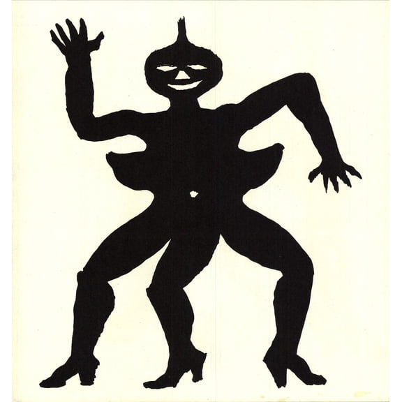 ALEXANDER CALDER Three Legged Figure, 1975