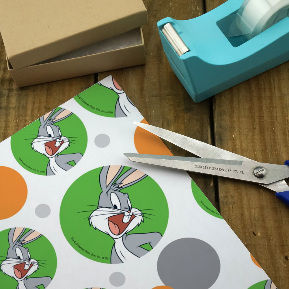 Looney Tunes Kids Gift Wrap Ambassador Wrapping Paper 15 sq ft 30" Rolls HTF 
