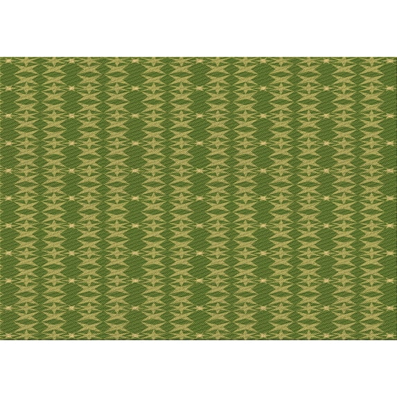 Ahgly Company Indoor Rectangle Patterned Pistachio Green Area Rugs, 8' x 12'