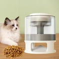 thumbnail image 2 of Alimentador automático para mascotas Almacén de alimentación el bloqueo blanco Gloria Alimentador lento, 2 of 8