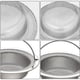 thumbnail image 2 of Colador de fregadero de 2 piezas, colador de fregadero de drenaje de acero inoxidable de 11cm con mango para ducha, baño, cocina, 2 of 5