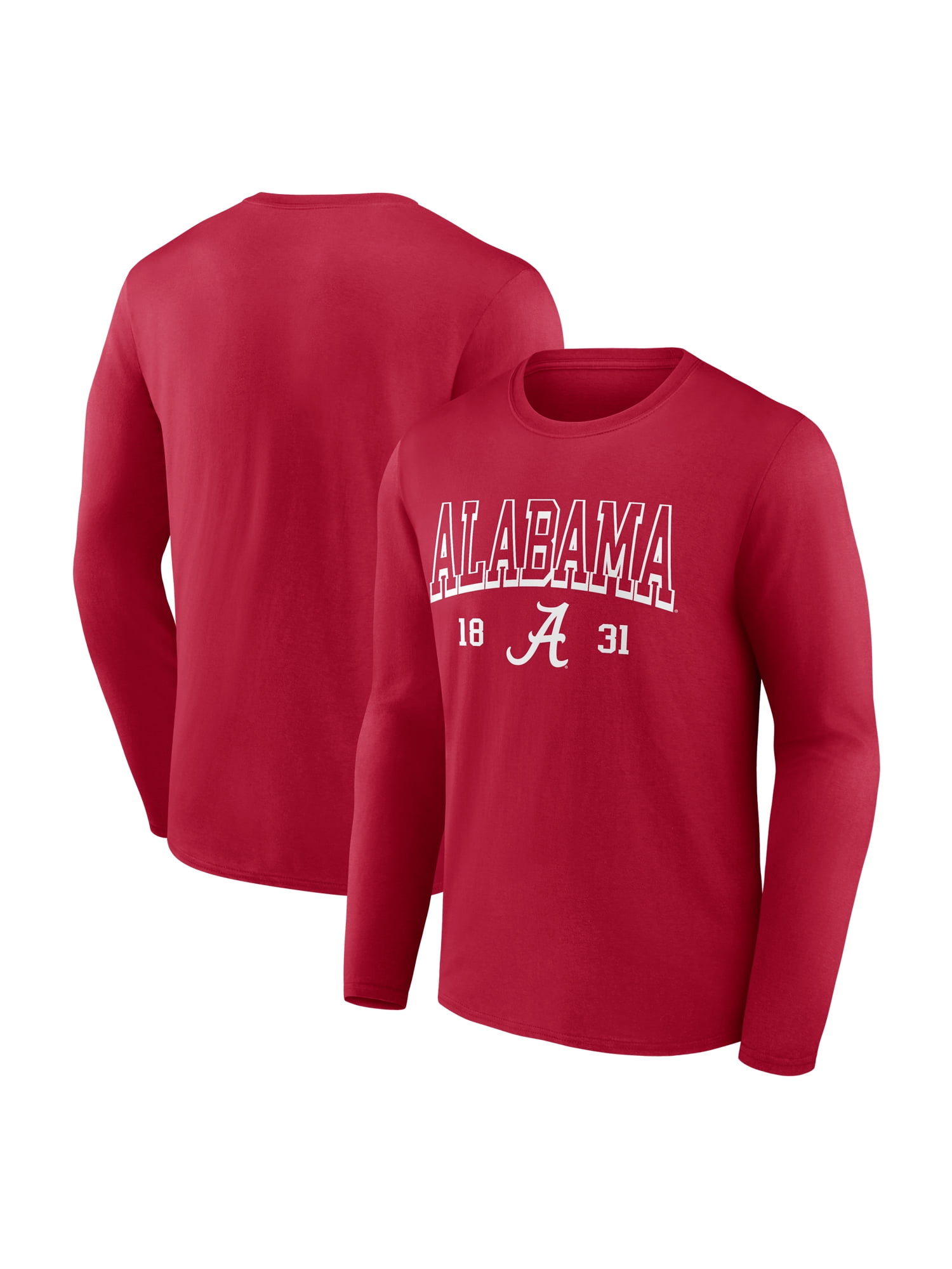 NCAA Alabama Crimson Tide Men's Cotton Red Long Sleeve T-Shirt