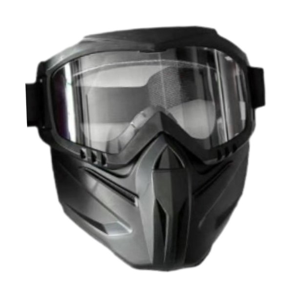 Máscara de soldador, protector facial para trabajo, casco de soldadura antisalpicaduras Barbilla puntiaguda transparente