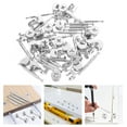 Eease Metal Furniture Cam Fittings Kit 20 Sets