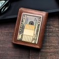 thumbnail image 2 of 14K Solid Yellow Gold Mens Money Clip for Men, 2 of 5