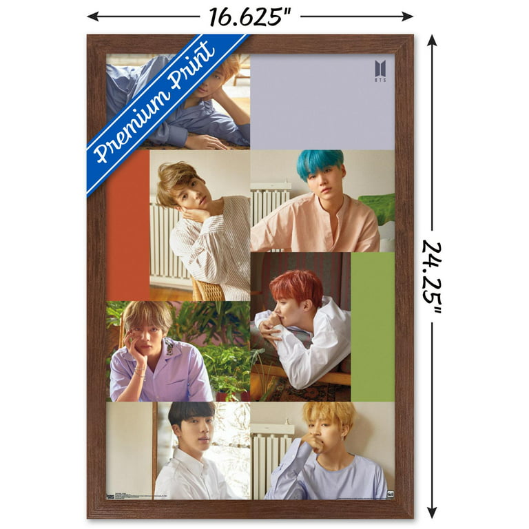 BTS - Group Wall Poster, x Framed 14.725\