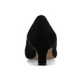 thumbnail image 3 of Journee Womens Pammie Slip On Pointed Toe Kitten Heel Pumps, Widths Available, 3 of 9
